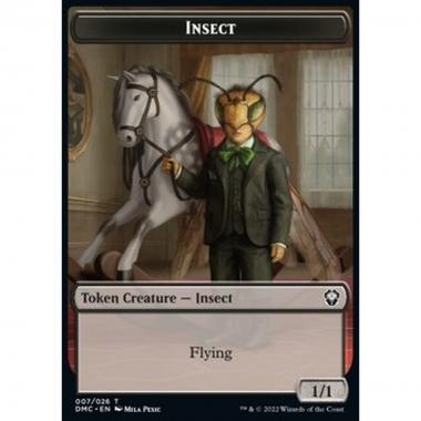 Insect Token (Black 1/1 Flying) - Insect Token (Black 1/1 Flying) - [XDMC] [NM]