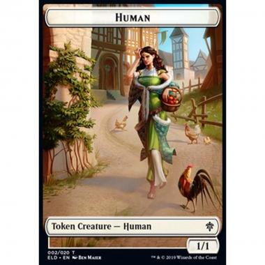 Human Token (White 1/1) - Human Token (White 1/1) - [XELD] [NM]
