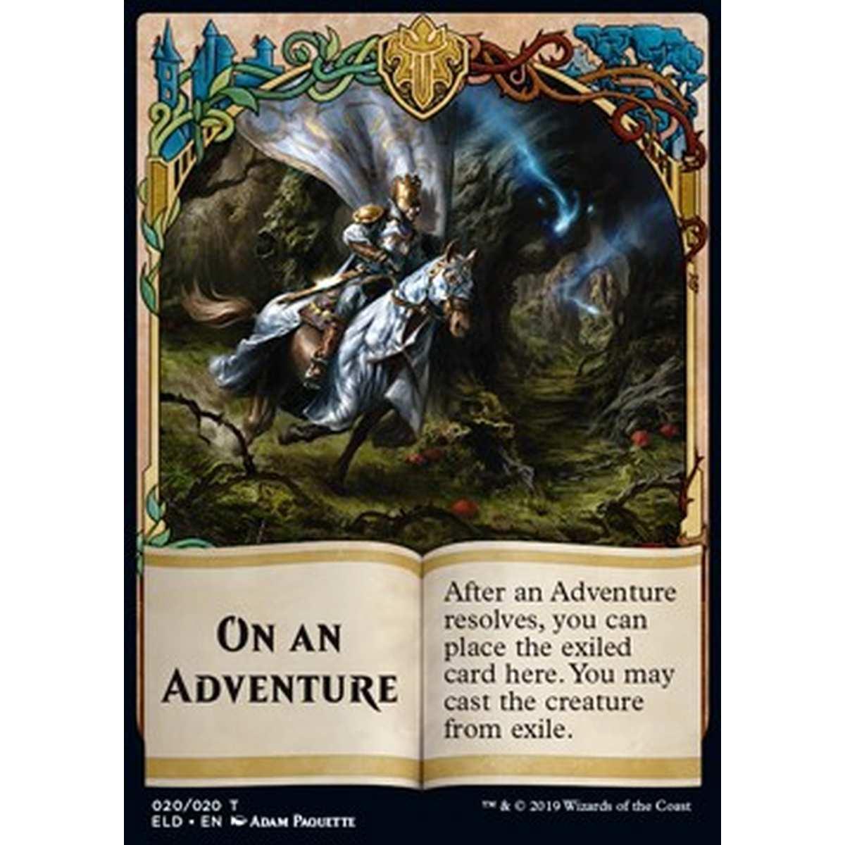 On an Adventure Token - On an Adventure Token - [XELD] [NM]
