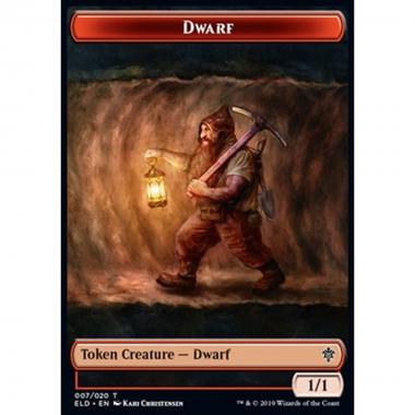 Dwarf Token (Red 1/1) - Dwarf Token (Red 1/1) - [XELD] [NM]