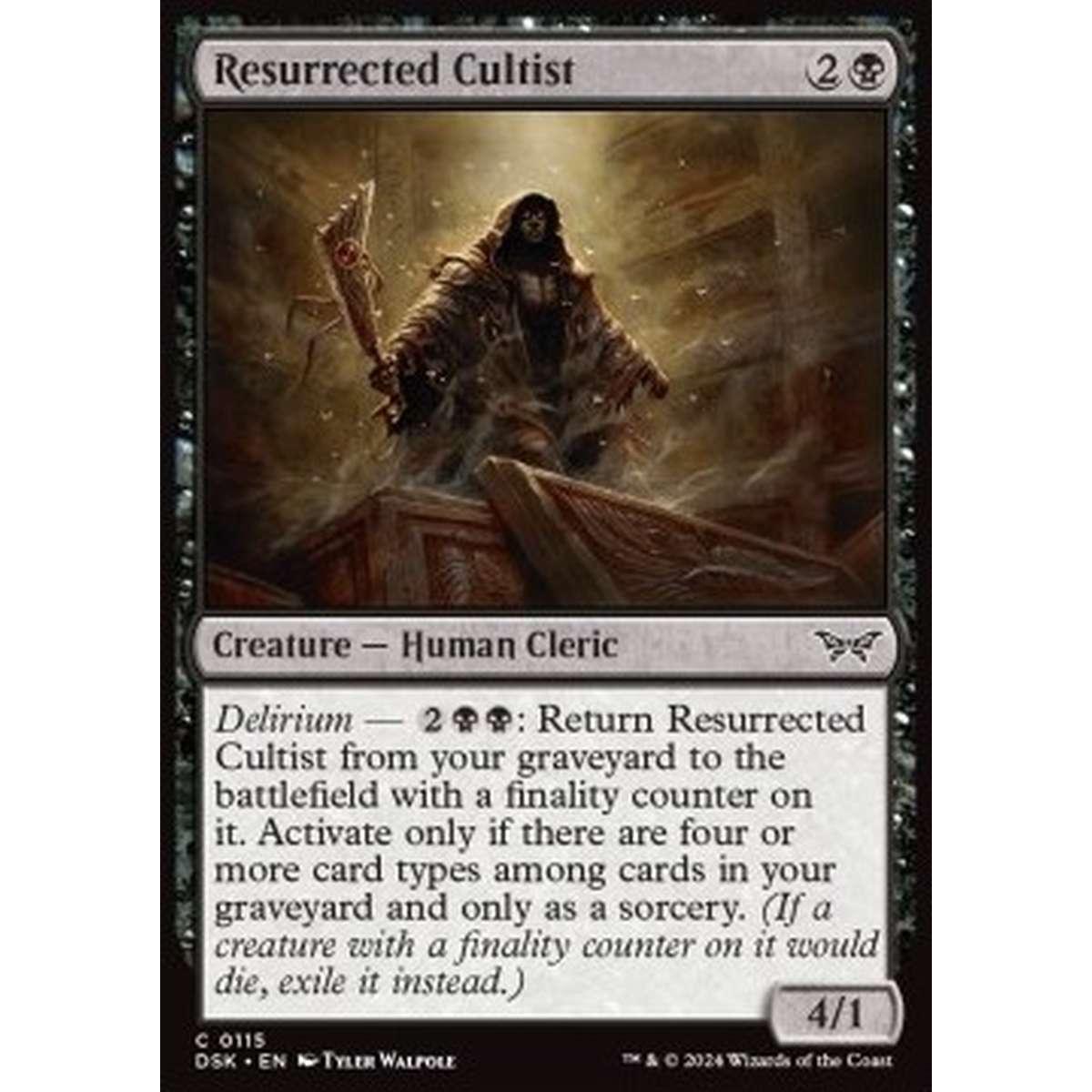 Resurrected Cultist - Resurrected Cultist - [DSK] [NM]