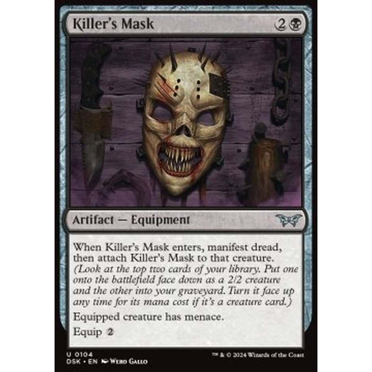 Killer's Mask - Killer's Mask - [DSK] [NM]