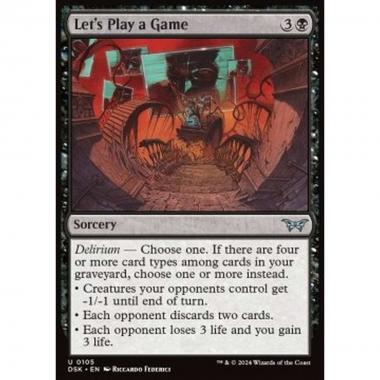Let's Play a Game - Let's Play a Game - [DSK] [NM]
