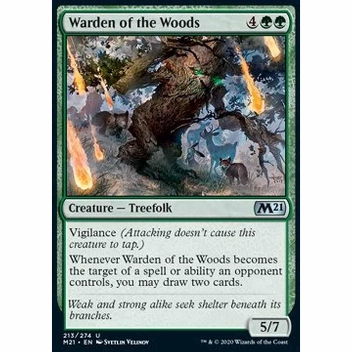 Warden of the Woods - Warden of the Woods - [M21] [NM] [Foil]