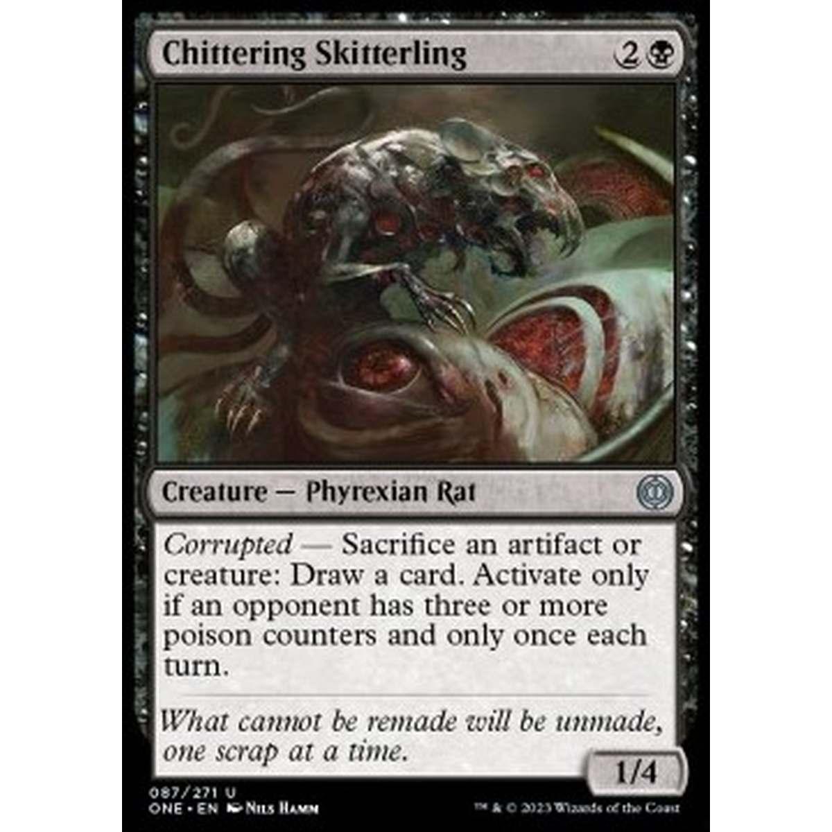 Chittering Skitterling - Chittering Skitterling - [ONE] [NM] [Foil]
