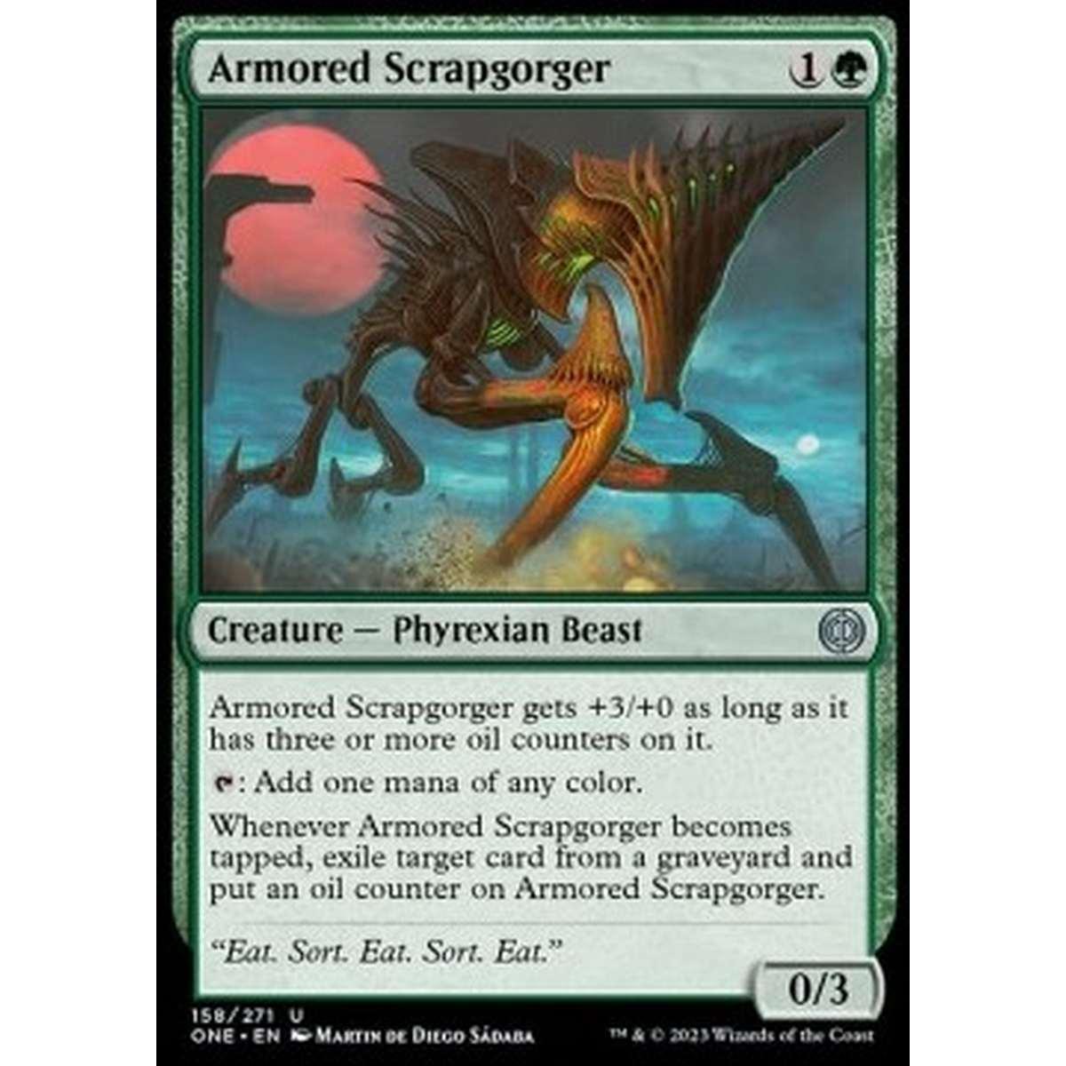 Armored Scrapgorger - Armored Scrapgorger - [ONE] [NM] [Foil]