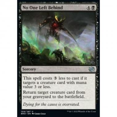 No One Left Behind - No One Left Behind - [BRO] [NM] [Foil]