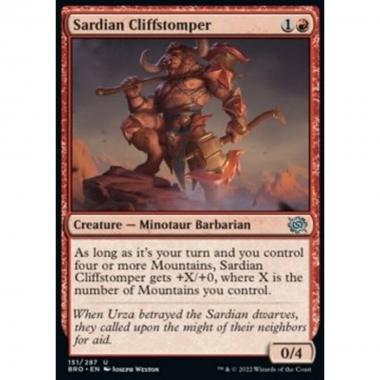 Sardian Cliffstomper - Sardian Cliffstomper - [BRO] [NM] [Foil]