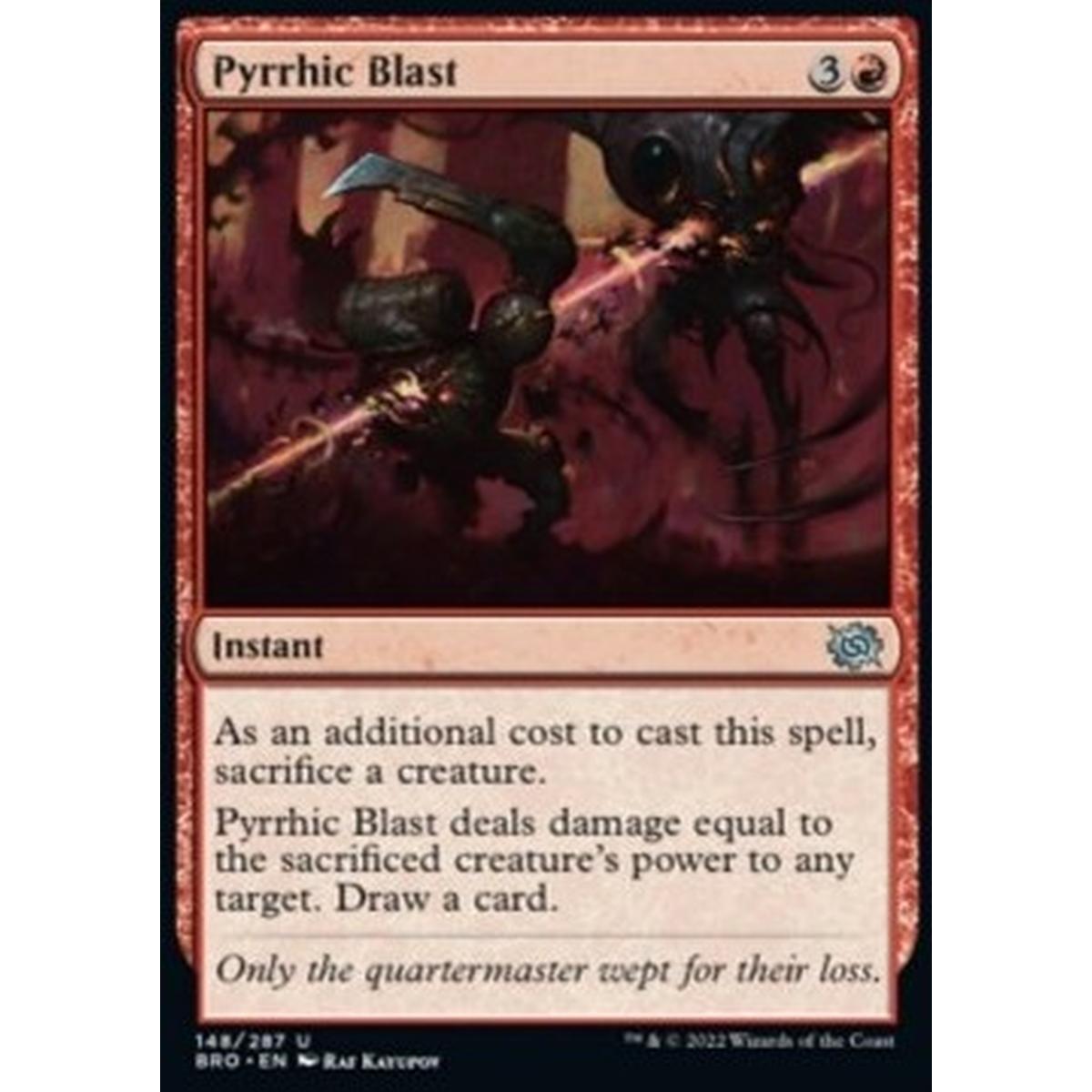 Pyrrhic Blast - Raggio Pirrico - [BRO] [NM] [Foil]