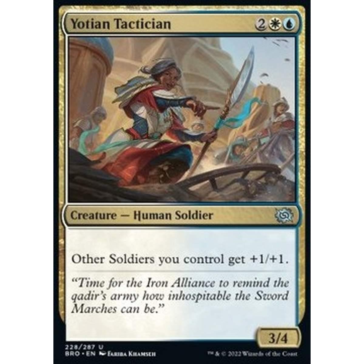 Yotian Tactician - Stratega di Yotia - [BRO] [NM] [Foil]