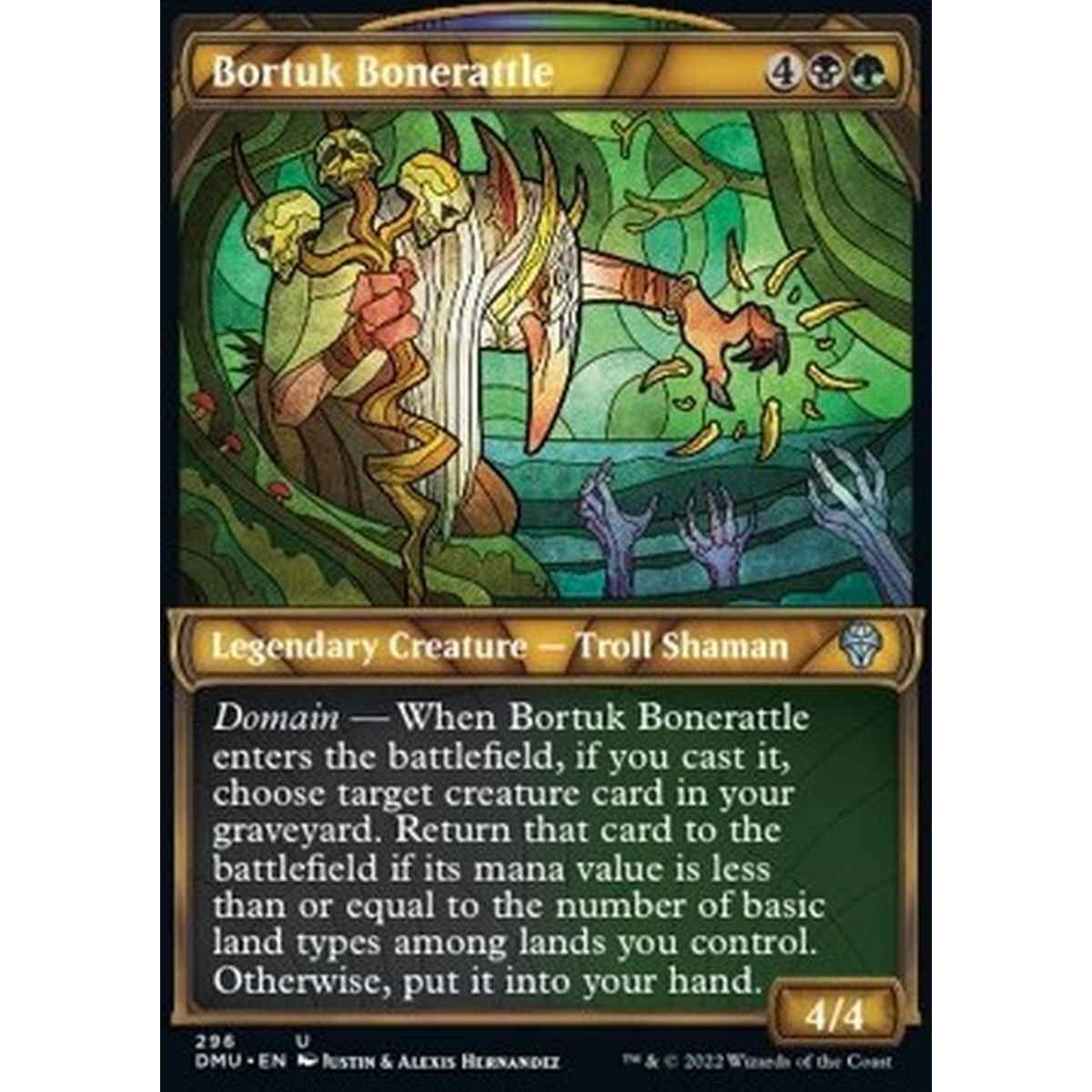 Bortuk Bonerattle (V.1) - Bortuk Bonerattle (V.1) - [XDMU] [NM] [Foil]