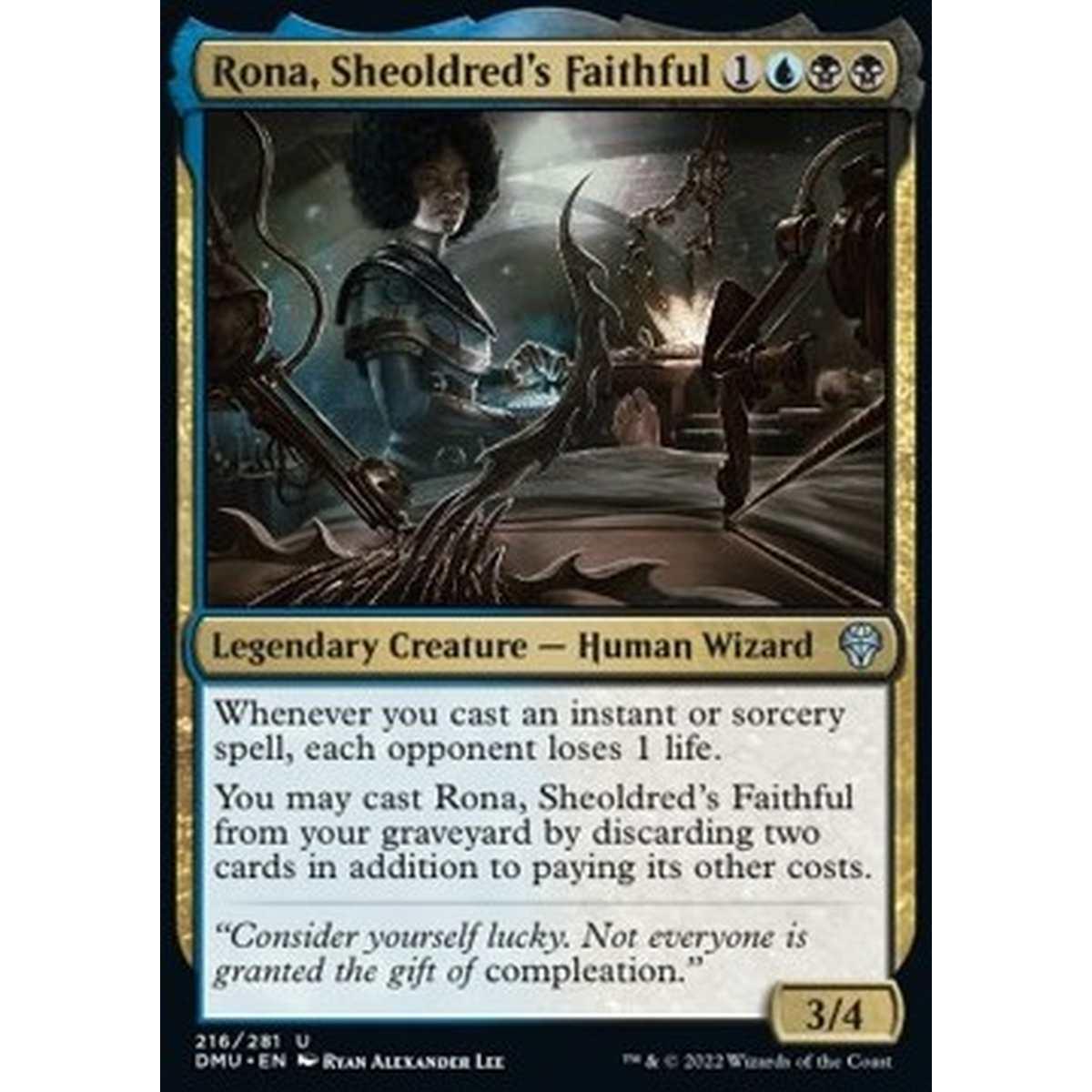 Rona, Sheoldred's Faithful - Rona, Sheoldred's Faithful - [DMU] [NM] [Foil]