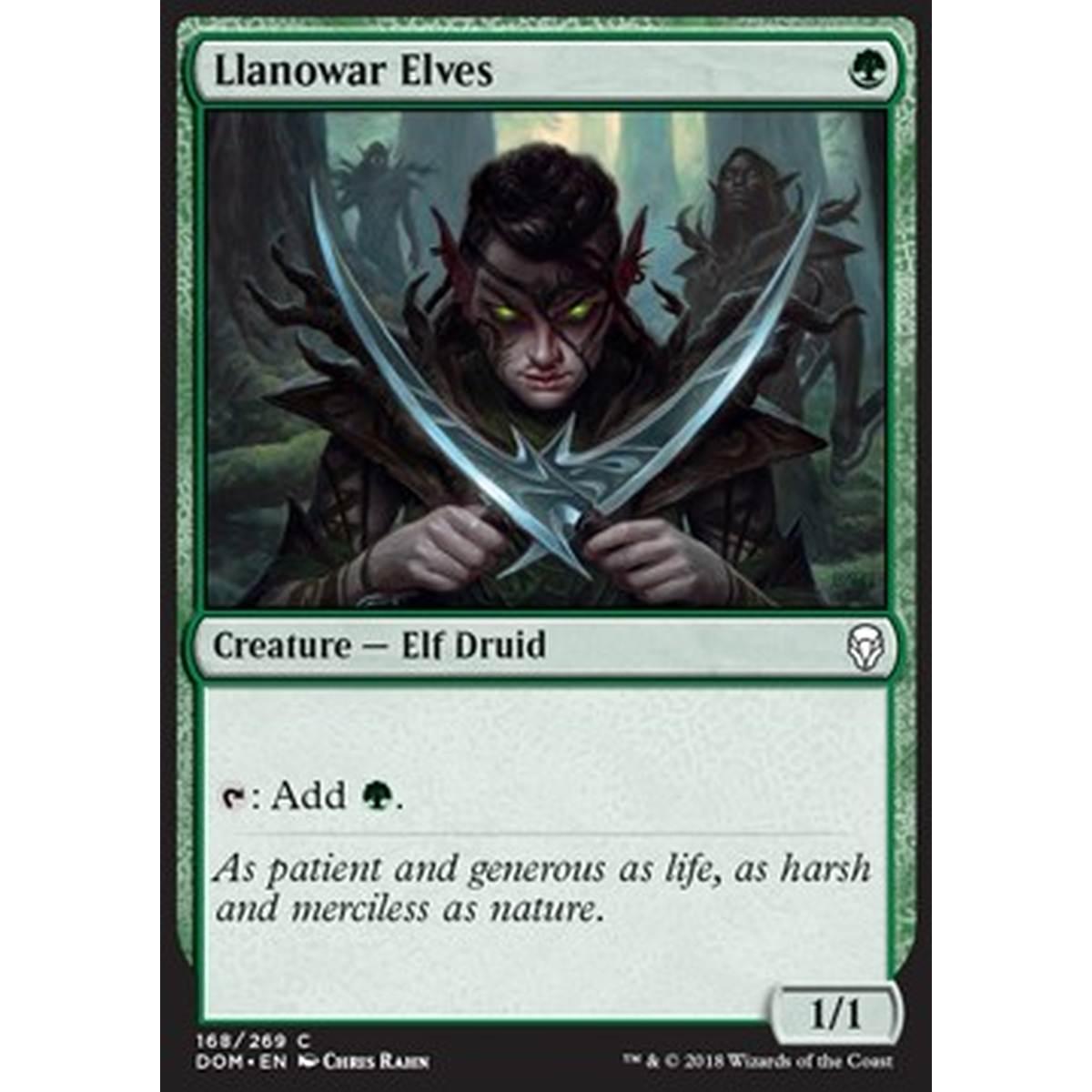 Llanowar Elves - Elfi di Llanowar - [DOM] [NM]