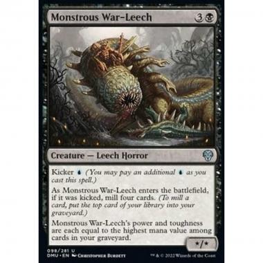 Monstrous War-Leech - Monstrous War-Leech - [DMU] [NM] [Foil]
