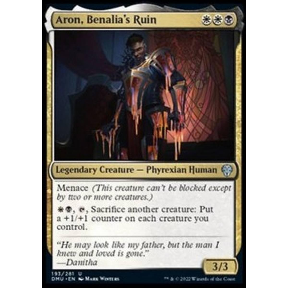 Aron, Benalia's Ruin - Aron, Rovina di Benalia - [DMU] [NM] [Foil]