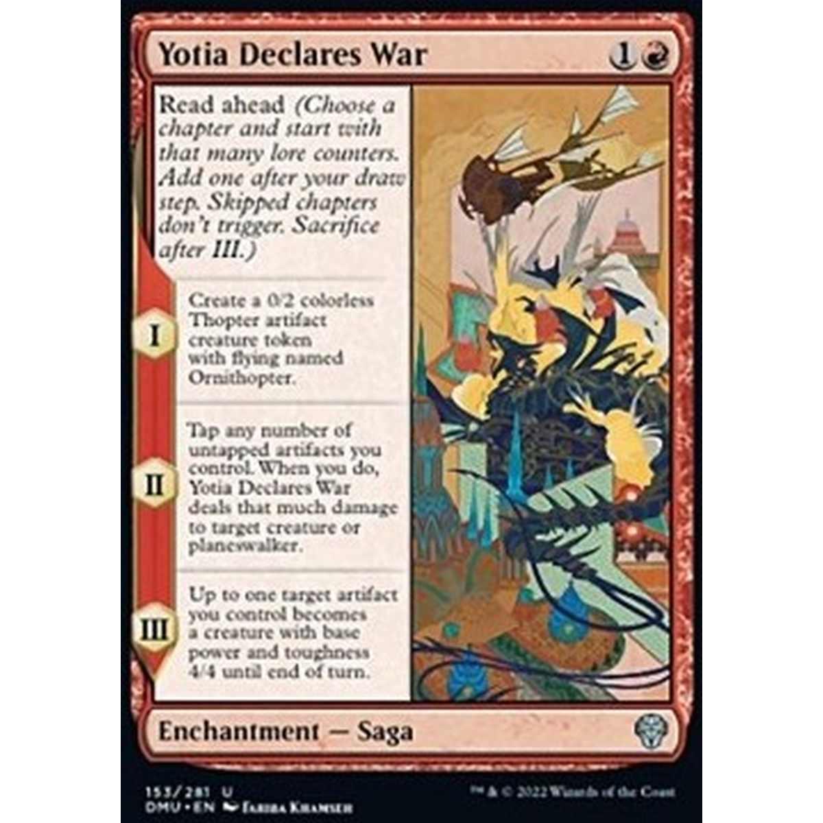 Yotia Declares War - Yotia Dichiara Guerra - [DMU] [NM] [Foil]