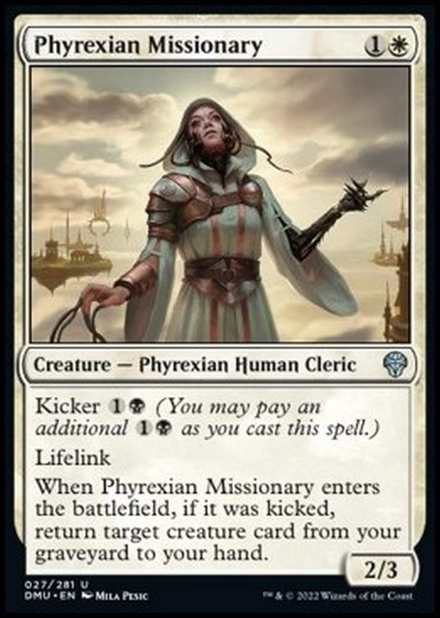 Phyrexian Missionary - Missionaria di Phyrexia - [DMU] [NM] [Foil]