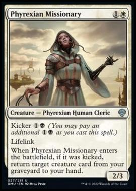 Phyrexian Missionary - Missionaria di Phyrexia - [DMU] [NM] [Foil]