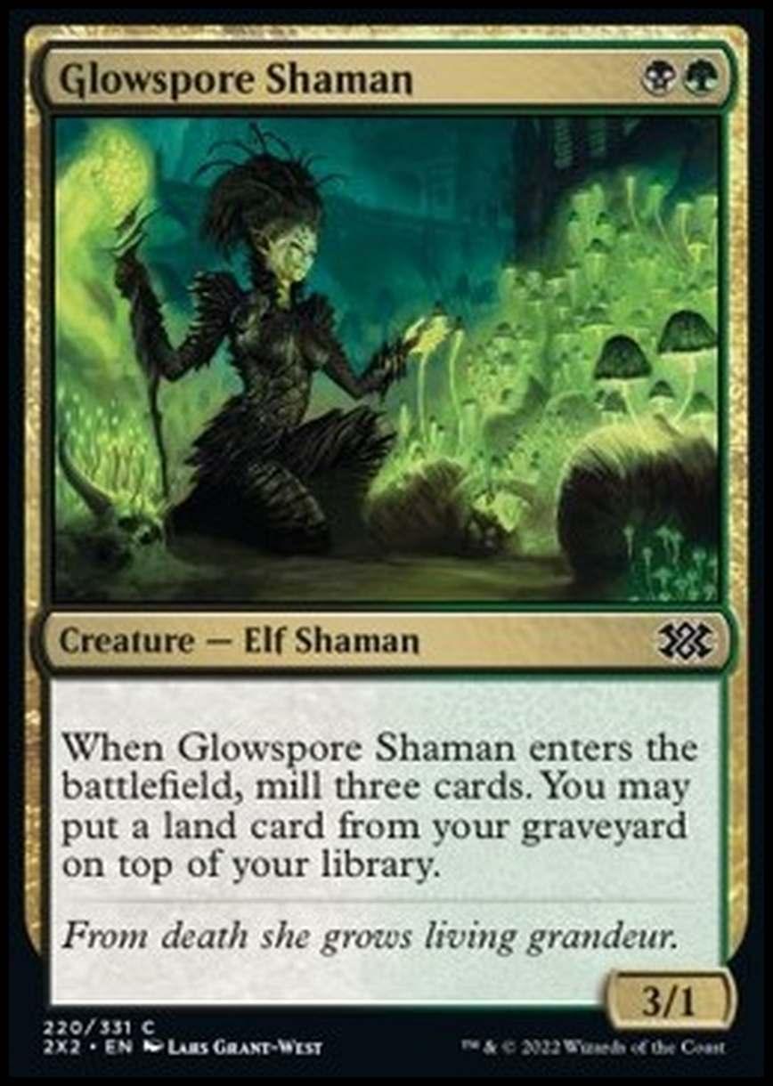 Glowspore Shaman - Glowspore Shaman - [2X2] [NM] [Foil]
