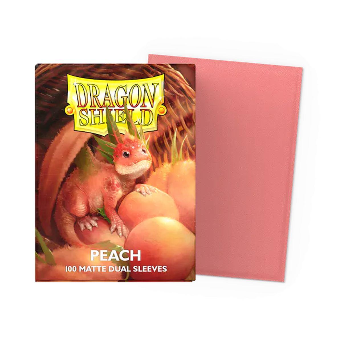 100 Buste Matte Dual Sleeves - Peach