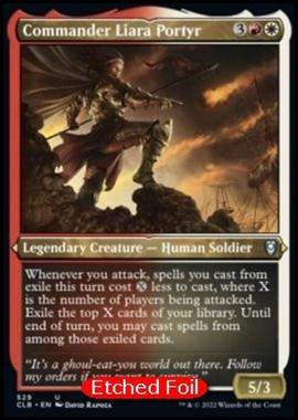 Commander Liara Portyr (V.1) - Commander Liara Portyr (V.1) - [XCLB] [NM] [Foil]