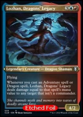 Lozhan, Dragons' Legacy (V.1) - Lozhan, Dragons' Legacy (V.1) - [XCLB] [NM] [Foil]