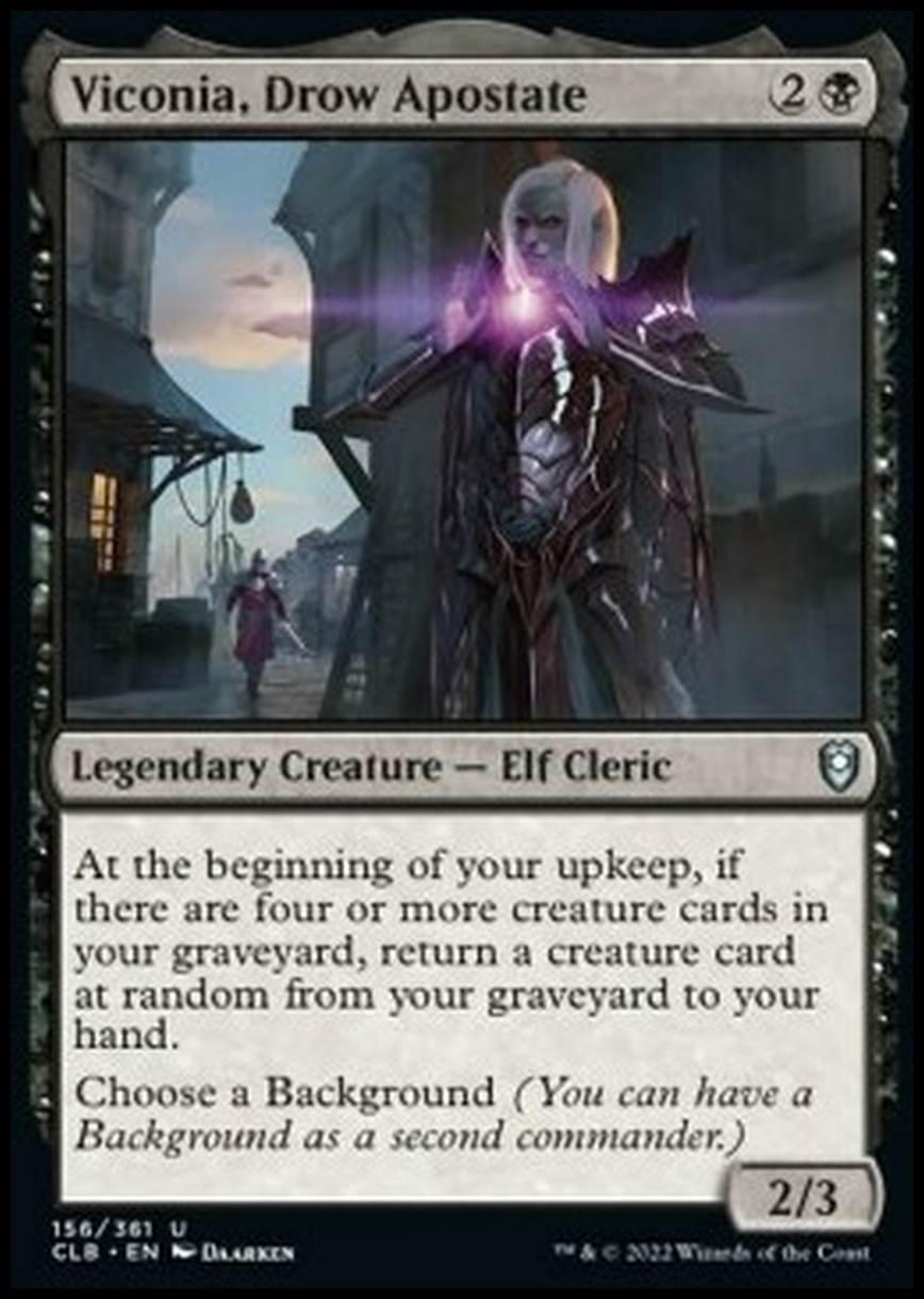 Viconia, Drow Apostate - Viconia, Drow Apostate - [CLB] [NM] [Foil]