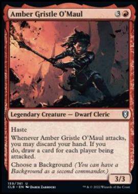 Amber Gristle O'Maul - Amber Gristle O'Maul - [CLB] [NM] [Foil]
