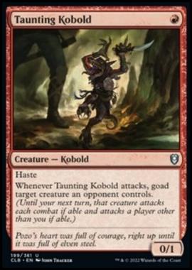 Taunting Kobold - Taunting Kobold - [CLB] [NM] [Foil]