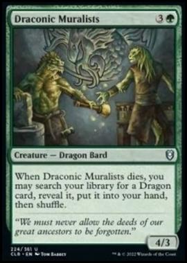 Draconic Muralists - Draconic Muralists - [CLB] [NM] [Foil]