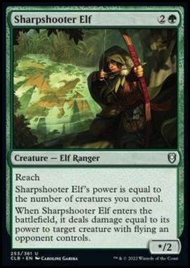 Sharpshooter Elf - Sharpshooter Elf - [CLB] [NM] [Foil]