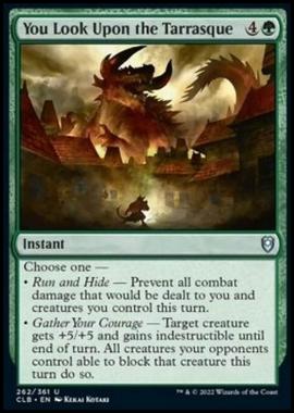 You Look Upon the Tarrasque - You Look Upon the Tarrasque - [CLB] [NM] [Foil]