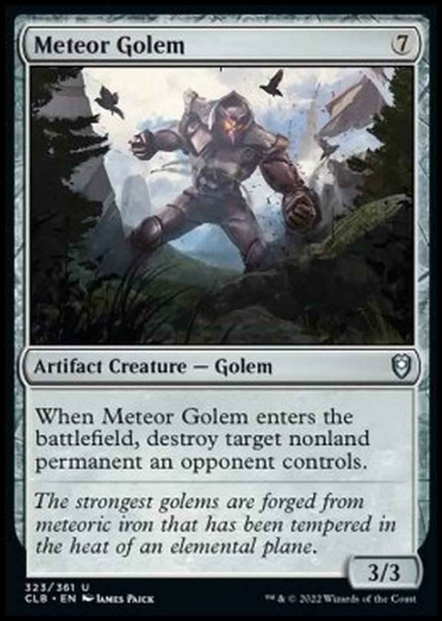 Meteor Golem - Meteor Golem - [CLB] [NM] [Foil]