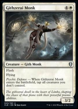 Githzerai Monk - Githzerai Monaco - [CLB] [NM] [Foil]