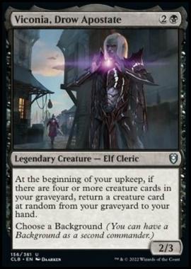 Viconia, Drow Apostate - Viconia, Drow Apostata - [CLB] [NM] [Foil]