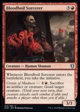 Bloodboil Sorcerer - Stregone del Sangue Ribollente - [CLB] [NM] [Foil]