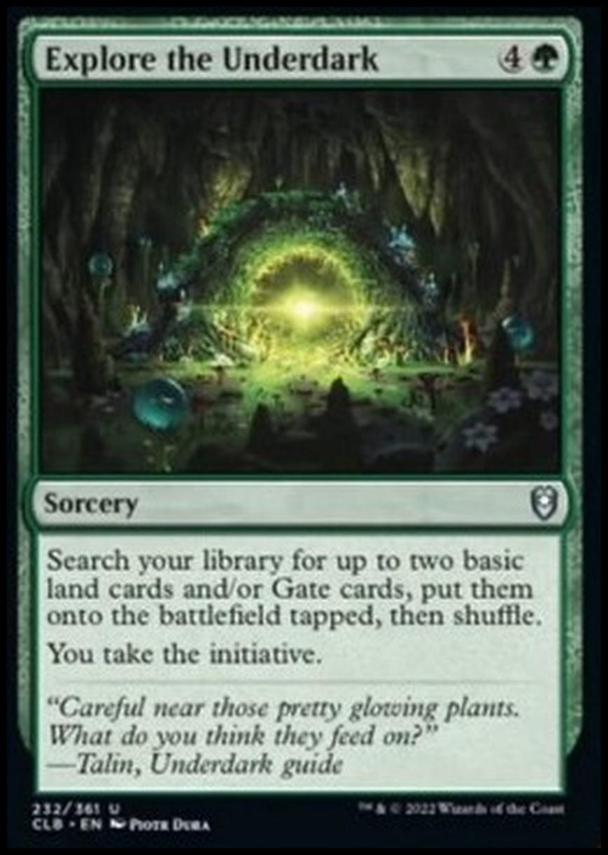 Explore the Underdark - Esplorare l'Underdark - [CLB] [NM] [Foil]