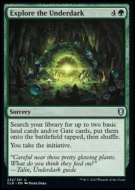 Explore the Underdark - Esplorare l'Underdark - [CLB] [NM] [Foil]