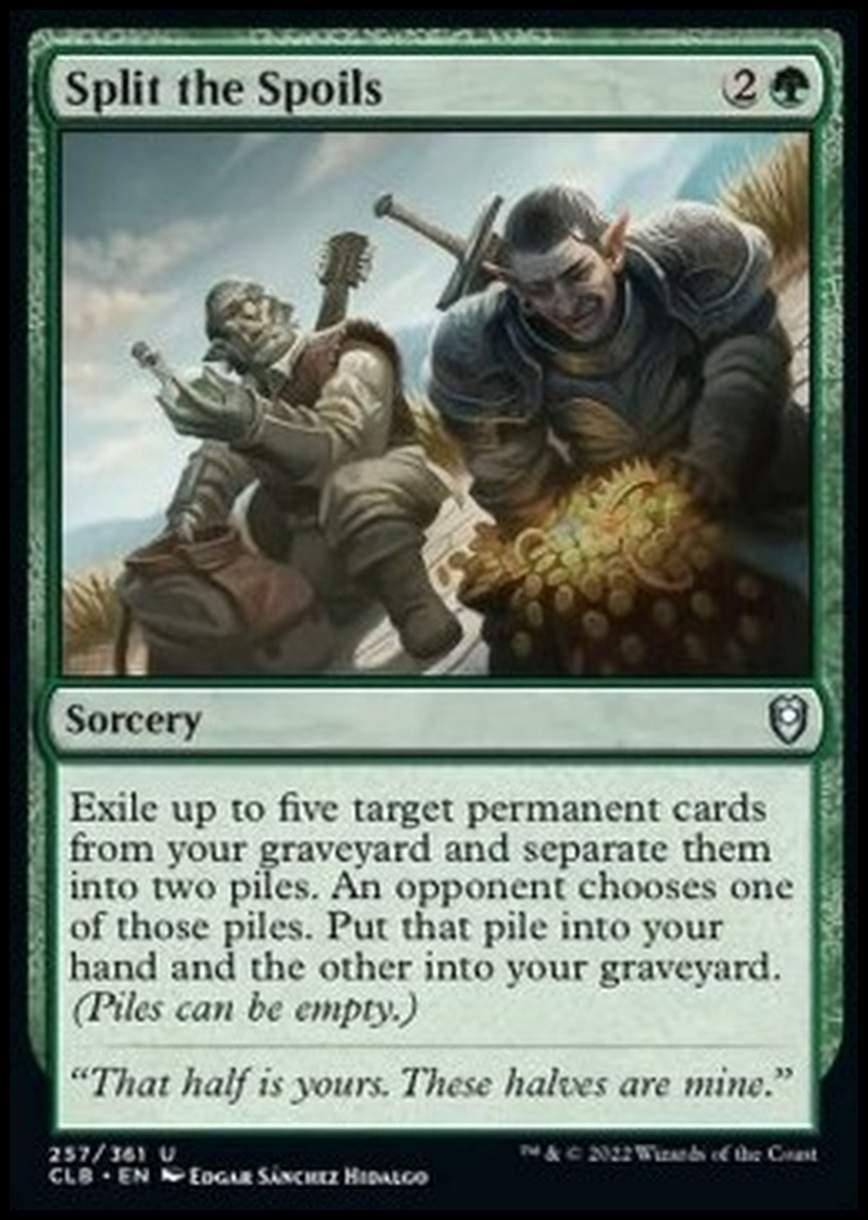 Split the Spoils - Dividere il Bottino - [CLB] [NM] [Foil]