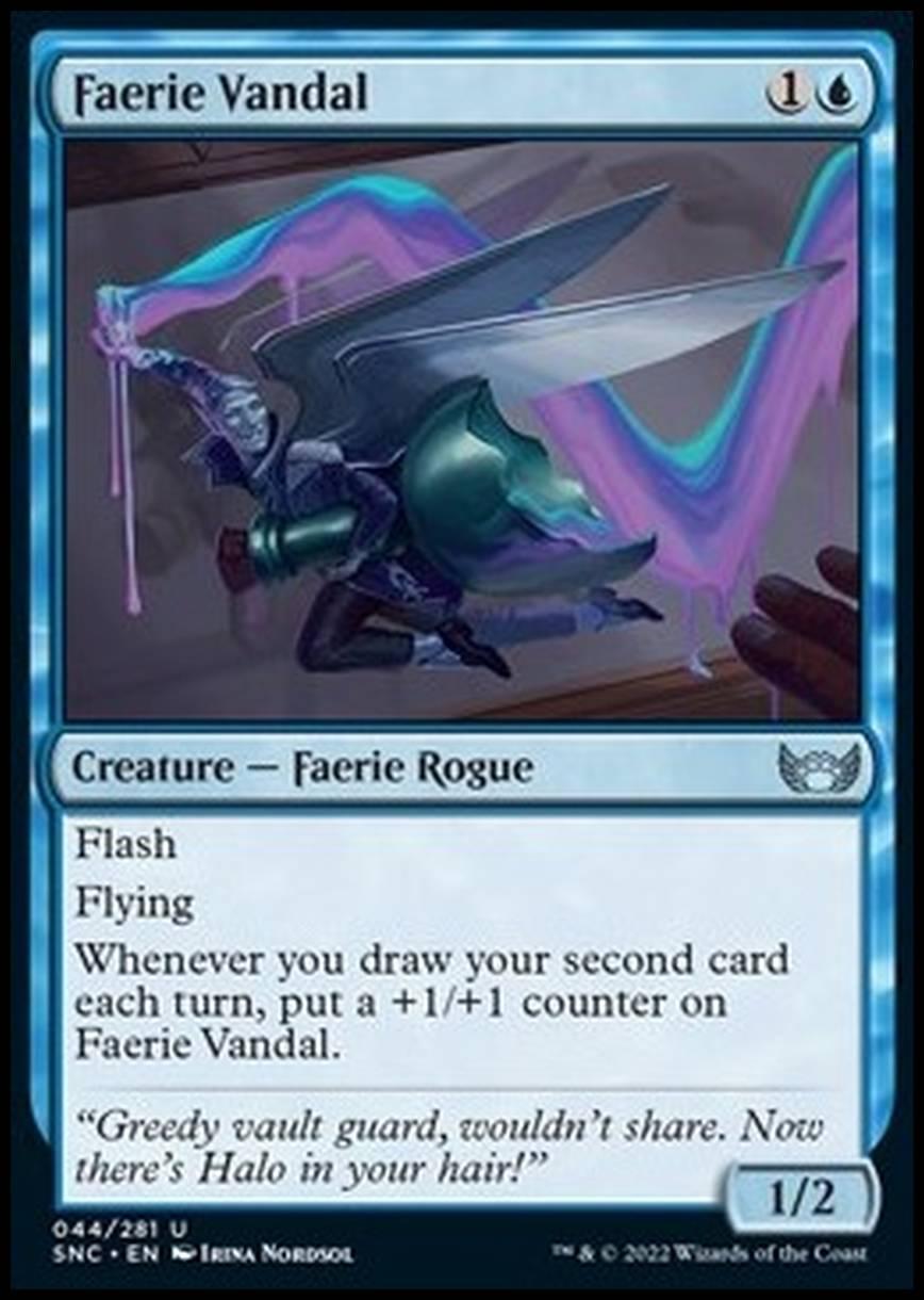 Faerie Vandal - Spiritello Vandalo - [SNC] [NM] [Foil]
