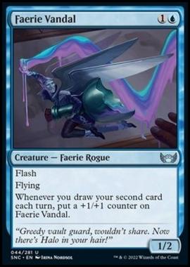Faerie Vandal - Spiritello Vandalo - [SNC] [NM] [Foil]