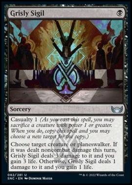 Grisly Sigil - Sigillo Raccapricciante - [SNC] [NM] [Foil]