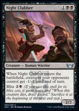 Night Clubber - Festaiola Bellicosa - [SNC] [NM] [Foil]