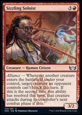 Sizzling Soloist - Solista Rovente - [SNC] [NM] [Foil]