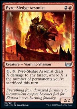 Pyre-Sledge Arsonist - Piromane del Maglio Infuocato - [SNC] [NM] [Foil]