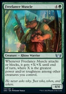 Freelance Muscle - Scagnozzo Prezzolato - [SNC] [NM] [Foil]