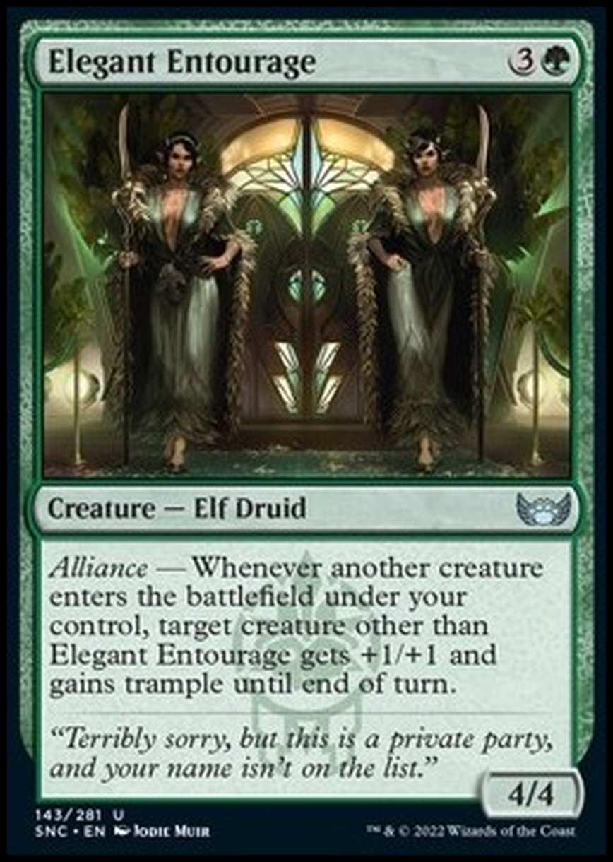 Elegant Entourage - Entourage Elegante - [SNC] [NM] [Foil]