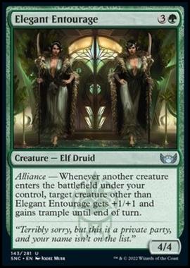 Elegant Entourage - Entourage Elegante - [SNC] [NM] [Foil]