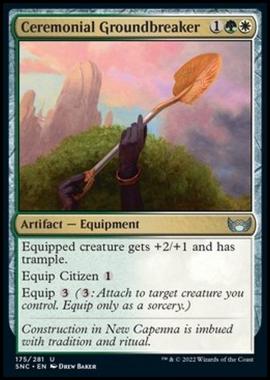 Ceremonial Groundbreaker - Pala Cerimoniale - [SNC] [NM] [Foil]