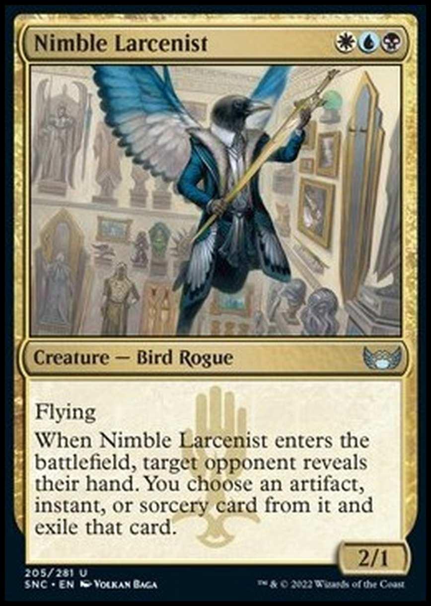 Nimble Larcenist - Ladro Agile - [SNC] [NM] [Foil]